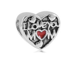 Heart-Shaped Mother's Day Bracelet with DIY Beads