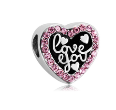 Heart-Shaped Mother's Day Bracelet with DIY Beads