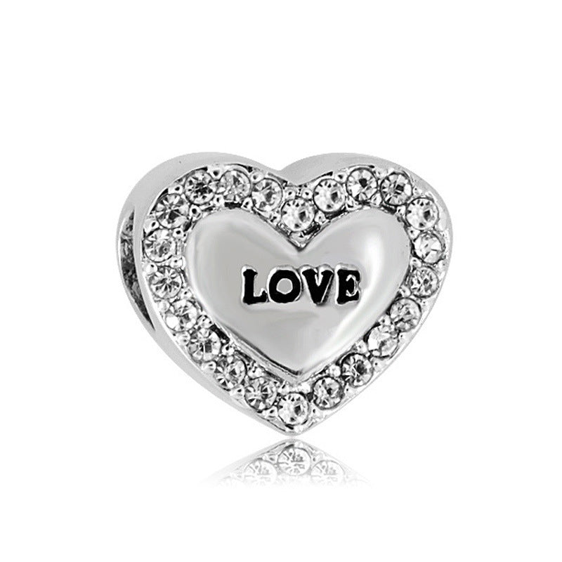 Heart-Shaped Mother's Day Bracelet with DIY Beads