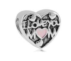 Heart-Shaped Mother's Day Bracelet with DIY Beads