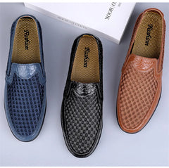 New Summer Men's Casual Shoes Breathable Mesh Men's Shoes Fashion Men Loafers Outdoor Non-slip Sneakers Light Walking Shoes