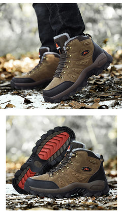 Men Boots Classic Outdoor Sports Hiking Shoes Trekking Foot Wear Winter Boot Non Slip Warm Seakers For Man Zapatos Para Hombre