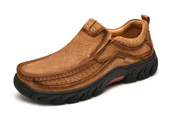 2025 New High Quality Men's Shoes 100% Genuine Leather Casual Shoes Waterproof Work Shoes Cow Leather Loafers Plus Size 38-46