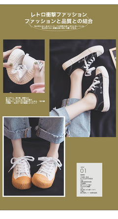 Canvas Shoes Female 2022 White Trendy Shoes Korean Ulzzang Cookies Sneakers Girls Vulcanized Shoes Casual Flat Heel 35-40 Pink