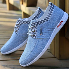 2025 New Arrival Canvas Shoes Men Spring Summer Casual Canvas Shoes For Men Flats Men Shoes Driving Sneakers Men Shoes