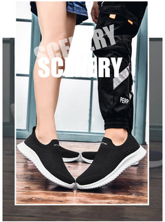Men Vulcanize Shoes Mesh Men Shoes Lightweight Comfortable Men's Sneakers 2020 Autumn Fashion Slip On Flats Shoes Male Loafers