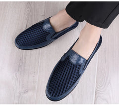 New Summer Men's Casual Shoes Breathable Mesh Men's Shoes Fashion Men Loafers Outdoor Non-slip Sneakers Light Walking Shoes