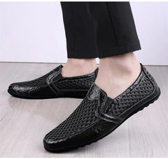 New Summer Men's Casual Shoes Breathable Mesh Men's Shoes Fashion Men Loafers Outdoor Non-slip Sneakers Light Walking Shoes