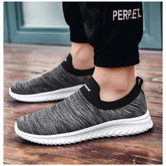 Men Vulcanize Shoes Mesh Men Shoes Lightweight Comfortable Men's Sneakers 2020 Autumn Fashion Slip On Flats Shoes Male Loafers