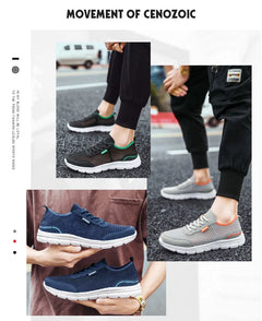 Men Sneakers Shoes Mesh Casual Shoes Lac-up Shoes Men Tenis Light Comfortable Breathable Sneakers Men Shoes Zapatillas Hombre