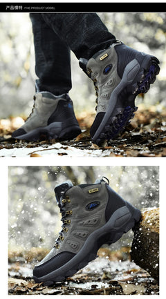 Men Boots Classic Outdoor Sports Hiking Shoes Trekking Foot Wear Winter Boot Non Slip Warm Seakers For Man Zapatos Para Hombre