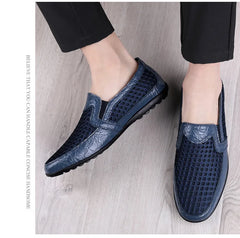 New Summer Men's Casual Shoes Breathable Mesh Men's Shoes Fashion Men Loafers Outdoor Non-slip Sneakers Light Walking Shoes