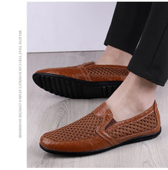 New Summer Men's Casual Shoes Breathable Mesh Men's Shoes Fashion Men Loafers Outdoor Non-slip Sneakers Light Walking Shoes
