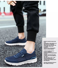 Men Sneakers Shoes Mesh Casual Shoes Lac-up Shoes Men Tenis Light Comfortable Breathable Sneakers Men Shoes Zapatillas Hombre