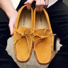 Size 38-49 Luxury Men Loafers Soft Moccasins Summer Shoes Man High Quality Mens Shoes Casual Suede Genuine Leather Driving Flats