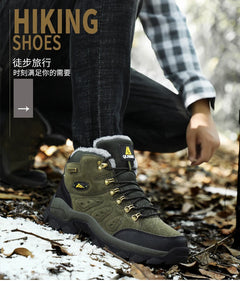 Men Boots Classic Outdoor Sports Hiking Shoes Trekking Foot Wear Winter Boot Non Slip Warm Seakers For Man Zapatos Para Hombre