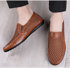New Summer Men's Casual Shoes Breathable Mesh Men's Shoes Fashion Men Loafers Outdoor Non-slip Sneakers Light Walking Shoes