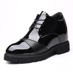 New Inner Heightening Shoes Men's Invisible Inner Heightening 12cm Elevator Shoes Deodorant Business Men's Formal Leather Shoes