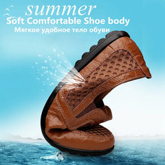 New Summer Men's Casual Shoes Breathable Mesh Men's Shoes Fashion Men Loafers Outdoor Non-slip Sneakers Light Walking Shoes