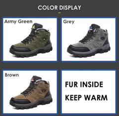 Men Boots Classic Outdoor Sports Hiking Shoes Trekking Foot Wear Winter Boot Non Slip Warm Seakers For Man Zapatos Para Hombre