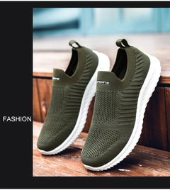 Men Vulcanize Shoes Mesh Men Shoes Lightweight Comfortable Men's Sneakers 2020 Autumn Fashion Slip On Flats Shoes Male Loafers
