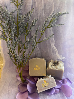 Lavender Luxury Soap with Olive, Coconut, Shea & Castor Oils X 1 bar soap per sale