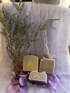 Lavender Luxury Soap with Olive, Coconut, Shea & Castor Oils X 1 bar soap per sale