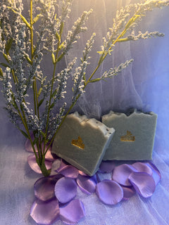 Lavender Luxury Soap with Olive, Coconut, Shea & Castor Oils X 1 bar soap per sale