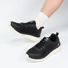 FitVille Men's Walking Shoes Wide Width Max Cushioning Lightweight Sneakers Casual Shoes for Plantar Fasciitis Pain Relief