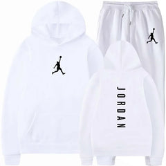 Men's 2025 high-quality sportswear sweatshirt + sweatpants, fashionable sportswear sweatshirt set for spring and autumn