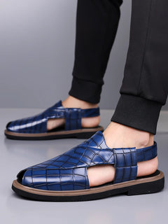 Men's Summer Fashionable Breathable Sandals Wear-Resistant Anti-Slip Comfortable Versatile Trendy Men's Shoes-2021