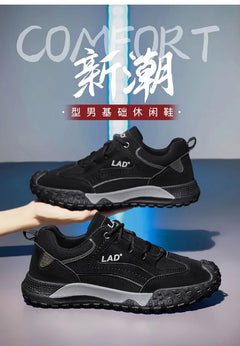High Quality Men's Sneakers Classics Men Lace-up Shoe for Outdoor Breathable Hiking Shoes Comfortable Sneakers Male Safety Shoes