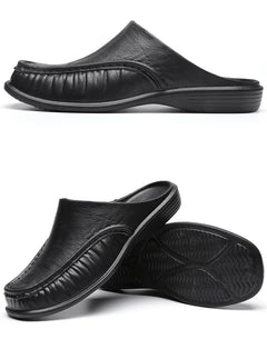 2025 Men Shoes EVA Slip on Flats Shoes Men's Slippers Men Walking Half Slipper Comfortable Soft Household Sandals