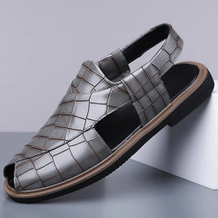 Men's Summer Fashionable Breathable Sandals Wear-Resistant Anti-Slip Comfortable Versatile Trendy Men's Shoes-2021