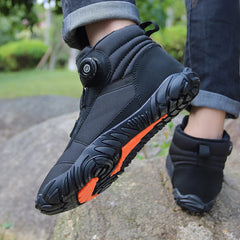 Men Winter Boots Outdoor Barefoot Boots for Women Ankle Boots Plush Warm Snow Shoes Non-slip Sneakers Plus Size Couple Shoes