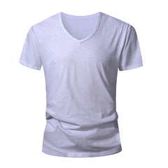 100% Cotton Men T-shirt Summer Short Sleeve Tops Tee Black White Male Clothing Soft High Quality Homme Tshirt Casual T Shirt Men