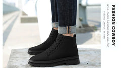 Men Boots Elevator Shoes Hidden Heels Canvas Heightening Shoes For Man Hidden Heels Increase Insole 10CM 8CM Sports Height Shoes