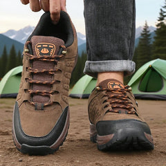 Men's Anti Slip Hiking Shoe Retro Wedge-shaped Platform Outdoor Sneakers Comfortable Breathable Camping Hiking Shoes for Women