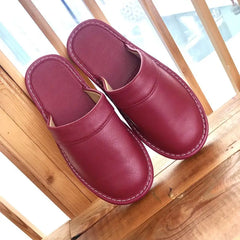Inexpensive slippers house men indoor slides shoes big size 47 48 man mules closed toe faux leather slippers unisex couple shoes