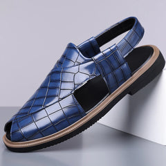 Men's Summer Fashionable Breathable Sandals Wear-Resistant Anti-Slip Comfortable Versatile Trendy Men's Shoes-2021