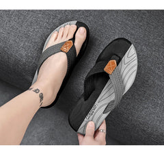 Home Flip Flops Fashion Men's Slippers Outdoor Sandals Summer Beach Shoes Size 39-46