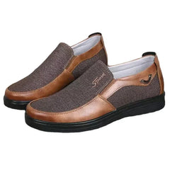 Size 50 Men Breathable Shoes Fashion Light Old Beijing Cloth  Men's Slip on Flat Canvas Shoes Work Zapatillas Hombre