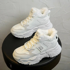 Chunky Platform Sneakers for Women Autumn New Fashion Thick Sole Vulcanized Shoes Woman Casual Non Slip Breathable Sports Shoes
