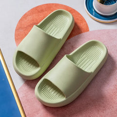 Big Size 48 49 Men Slippers Women Soft EVA Platform Thick Sole Slides Summer Beach Sandals Couples Home Anti-Slip Bathroom Shoes