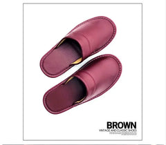 Inexpensive slippers house men indoor slides shoes big size 47 48 man mules closed toe faux leather slippers unisex couple shoes