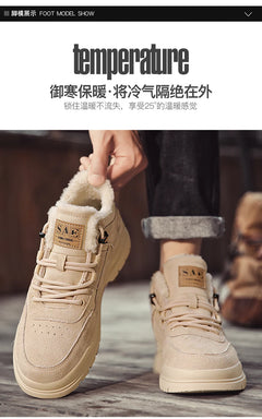 Loafers Casual Sneaker Casual Shoes Leather Shoes Male Sneakers Sports and Leisure High Boots Winter Sport Shoes for Men Fashion