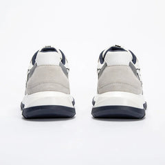 CHCH Women's Tennis Shoes 2024 Spring New Bull Leather+Fabric Spliced Casual Sports Shoes