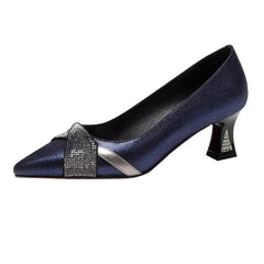 Women Cute Casual Brown High Quality High Heel Pumps Lady Casual Striped Shoes Female Sexy Party Shoes Bombas De Mujeres E5131