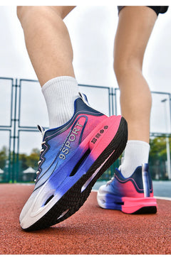 Running Shoes Carbon Board Speciality Marathon Men Sports Breathable Lightweight Women's Comfortable Athletic Nonskid Sneakers