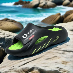 Men Slippers 2024 Summer New Platform Slides Sandals EVA Soft-sole Men Shoes Indoor Outdoor Walking Beach Shoes Flip Flops